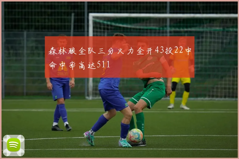 森林狼全队三分火力全开43投22中命中率高达511